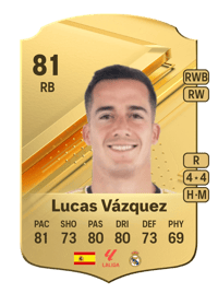 Lucas Vázquez Rare 81 OVR