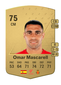 Omar Mascarell Common 75 OVR