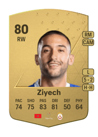 Hakim Ziyech Common 80 OVR
