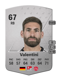 Enrico Valentini Common 67 OVR