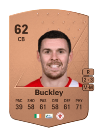 Garry Buckley Common 62 OVR