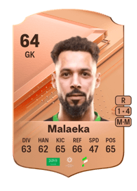 Mustafa Malaeka Rare 64 OVR