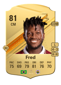 Fred Rare 81 OVR