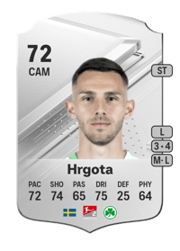 Branimir Hrgota Rare 72 OVR