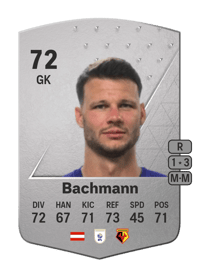 Daniel Bachmann Common 72 OVR