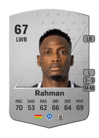 Baba Rahman Common 67 OVR
