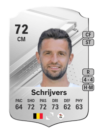 Siebe Schrijvers Rare 72 OVR