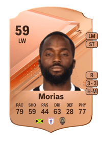 Junior Morias Rare 59 OVR