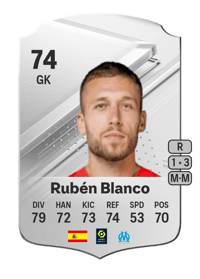 Rubén Blanco Rare 74 OVR
