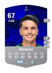 Cristian Álvarez CONMEBOL Sudamericana 67 OVR