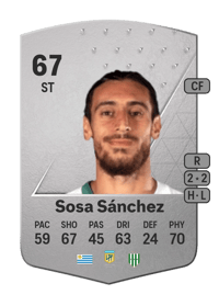 Sebastián Sosa Sánchez Common 67 OVR