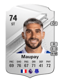 Neal Maupay Rare 74 OVR