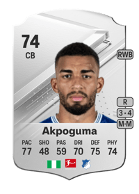 Kevin Akpoguma Rare 74 OVR