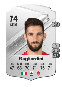 Roberto Gagliardini Rare 74 OVR