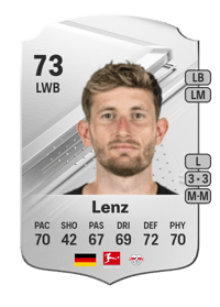 Christopher Lenz Rare 73 OVR