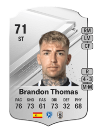 Brandon Thomas Rare 71 OVR