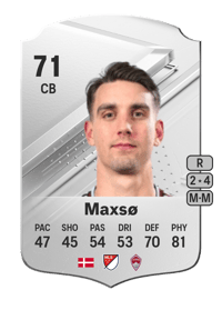 Andreas Maxsø Rare 71 OVR