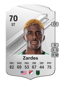 Gyasi Zardes Rare 70 OVR
