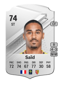 Wesley Saïd Rare 74 OVR
