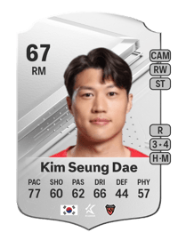 Kim Seung Dae Rare 67 OVR