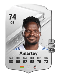 Daniel Amartey Rare 74 OVR