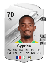 Wylan Cyprien Rare 70 OVR