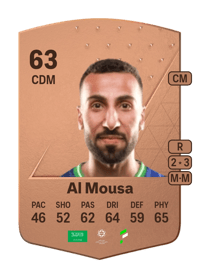 Nouh Al Mousa Common 63 OVR