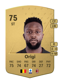 Divock Origi Common 75 OVR