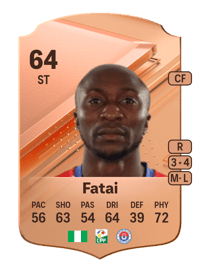 Kehinde Fatai Rare 64 OVR
