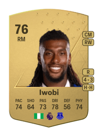 Alex Iwobi Common 76 OVR