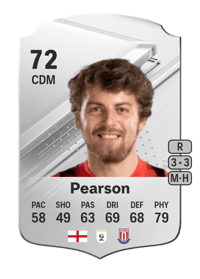 Ben Pearson Rare 72 OVR