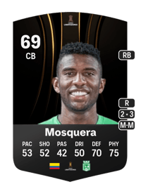 Sergio Mosquera CONMEBOL Libertadores 69 OVR