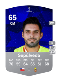 Nelson Sepúlveda CONMEBOL Sudamericana 65 OVR