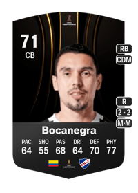Daniel Bocanegra CONMEBOL Libertadores 71 OVR