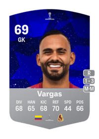 Cristian Vargas CONMEBOL Sudamericana 69 OVR