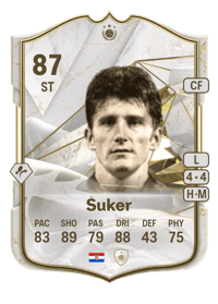 Davor Šuker Icon 87 OVR