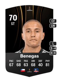 Leandro Benegas CONMEBOL Libertadores 70 OVR