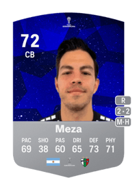 Fernando Meza CONMEBOL Sudamericana 72 OVR