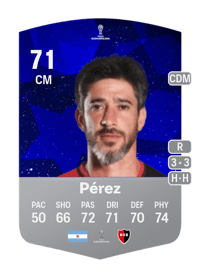 Pablo Pérez CONMEBOL Sudamericana 71 OVR