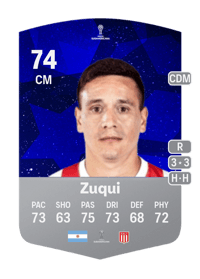 Fernando Zuqui CONMEBOL Sudamericana 74 OVR