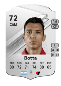 Rubén Botta Rare 72 OVR