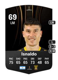 Eugenio Isnaldo CONMEBOL Libertadores 69 OVR