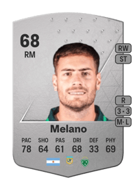 Lucas Melano Common 68 OVR