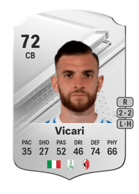 Francesco Vicari Rare 72 OVR