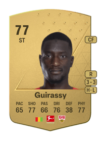 Serhou Guirassy Common 77 OVR