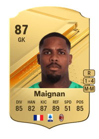 Mike Maignan Rare 87 OVR