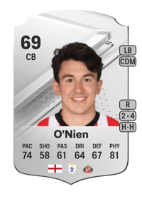 Luke O'Nien Rare 69 OVR