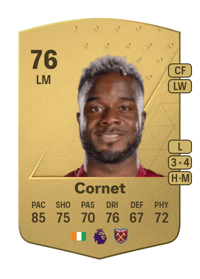 Maxwel Cornet Common 76 OVR