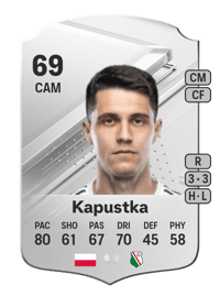 Bartosz Kapustka Rare 69 OVR