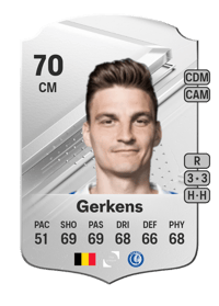 Pieter Gerkens Rare 70 OVR